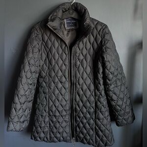 Tommy Hilfiger Women’s Black Quilted Coat Medium Never Worn